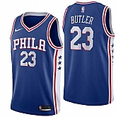 76ers 23 Jimmy Butler Blue Nike Swingman Jersey Dzhi,baseball caps,new era cap wholesale,wholesale hats